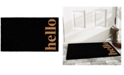Home & More Vertical Hello 24" x 36" Coir/Vinyl Doormat